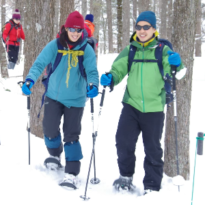 銀世界を探検しよう！スノーシューハイキング